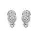 Fope Eka Tiny 18ct White Gold 0.45ct Diamond Earrings, OR736 PAVE.