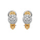 Fope Eka Tiny 18ct Yellow Gold 0.45ct Diamond Earrings, OR736 PAVE.