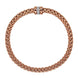 Fope Flex'it Solo 18ct Rose Gold 0.10ct Diamond Bracelet, 621B/BBR.