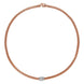 Fope Flex'it Solo 18ct Rose Gold 0.17ct Diamond Necklace, 653C/BBR.