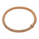 Fope Flex'it Solo 18ct Rose Gold Bracelet, 620B.