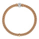 Fope Flex'it Solo 18ct Rose Gold Bracelet, 634B.