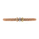 Fope Flex'it Solo 18ct Rose Gold Mixed Rondelle Bracelet, 653B.