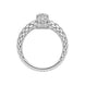 Fope Flex'it Solo 18ct White Gold 0.20ct Diamond Ring, AN635/PAVE.