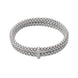 Fope Flex'it Solo 18ct White Gold 0.22ct Diamond Double Bracelet, 529B/BBR.