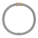 Fope Flex'it Solo 18ct White Gold Mixed Rondelle Bracelet, 653B.