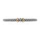 Fope Flex'it Solo 18ct White Gold Mixed Rondelle Bracelet, 653B.