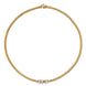 Fope Flex'it Solo 18ct Yellow Gold 0.50ct Diamond Bracelet, 655C/BBR.