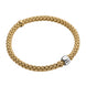 Fope Flex'it Solo 18ct Yellow Gold Bracelet, 634B.