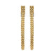 Fope Flexit Essentials 18ct Yellow Gold Medium Mesh Chain Earrings OR04