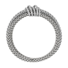 Fope Mialuce 18ct White Gold 1.20ct Diamond Bracelet, 651B/PAVE.