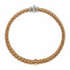 Fope Panorama 18ct Rose Gold 0.23ct Diamond Rondelle Bracelet, 587B PAVE.