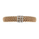 Fope Panorama 18ct Rose Gold 0.23ct Diamond Rondelle Bracelet, 587B PAVE.