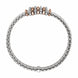 Fope Panorama 18ct White Gold 0.30ct Diamond Mixed Rondelle Bracelet, 588B BBR.