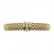 Fope Panorama 18ct Yellow Gold 0.08ct Diamond Mixed Rondelle Bracelet, 587B BBR.