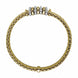 Fope Panorama 18ct Yellow Gold 0.30ct Diamond Mixed Rondelle Bracelet, 588B BBR.