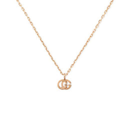 Gucci GG Running 18ct Rose Gold Pendant YBB687118001