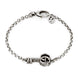 Gucci Double G With Key Aged Sterling Silver Bracelet YBA632207001