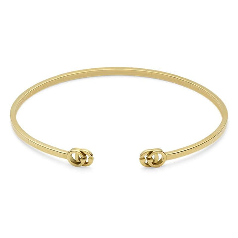 Gucci GG Running 18ct Yellow Gold Cuff Bracelet YBA481663001