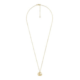 Gucci GG Running 18ct Yellow Gold Pendant Necklace YBB502088001