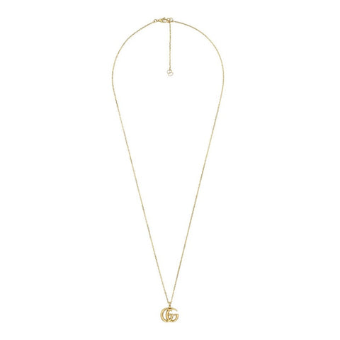 Gucci GG Running 18ct Yellow Gold Pendant Necklace D YBB502088001 ...