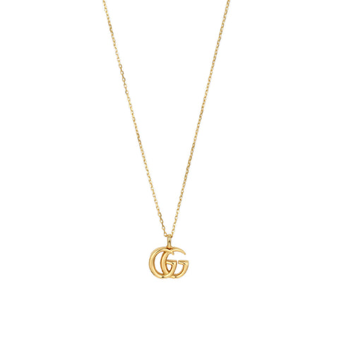 Gucci GG Running 18ct Yellow Gold Pendant Necklace YBB502088001