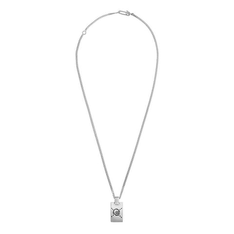 Gucci Ghost Sterling Silver Necklace YBB455315001