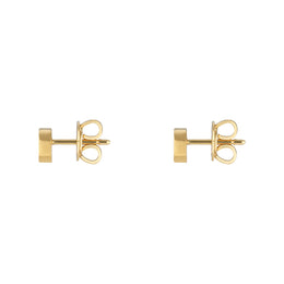 Gucci Interlocking G 18ct Yellow Gold 5mm Stud Earrings YBD662111001