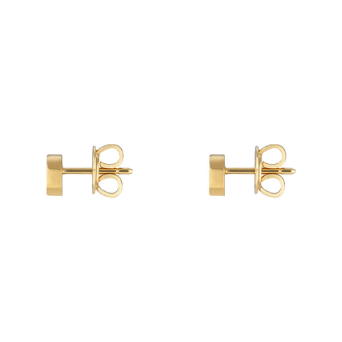 Gucci Interlocking G 18ct Yellow Gold 5mm Stud Earrings YBD662111001