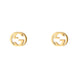 Gucci Interlocking G 18ct Yellow Gold 5mm Stud Earrings YBD662111001