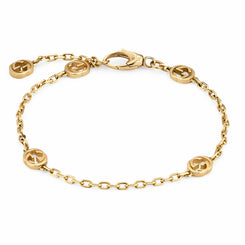 Gucci Interlocking G Motif 18ct Yellow Gold Bracelet YBA629904001