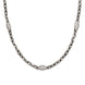 Gucci Interlocking G Motif Aged Sterling Silver Necklace YBB616941001