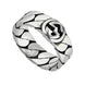 Gucci Interlocking G Sterling Silver Band Ring YBC661513001