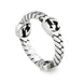 Gucci Interlocking G Sterling Silver Band Ring YBC661523001