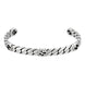 Gucci Interlocking G Sterling Silver Cuff Bracelet YBA661526001