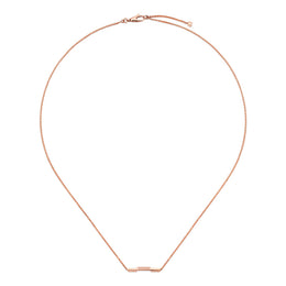 Gucci Link to Love 18ct Rose Gold Necklace YBB662108002