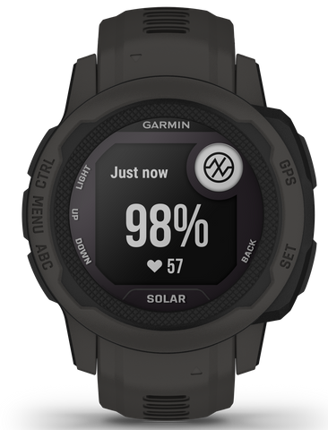 Garmin Instinct 2S Solar GPS Graphite Smartwatch