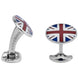 Deakin & Francis Cufflinks Sterling Silver Union Jack Cufflinks L0732S0001