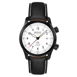 Bremont Watch MBII Custom DLC White Dial with Anthracite Barrel & Closed Case Back