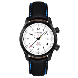 Bremont Watch MBII Custom DLC White Dial with Titanium Barrel & Open Case Back