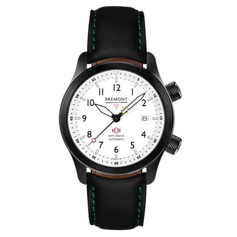 Bremont Watch MBII Custom DLC White Dial with Titanium Barrel & Open Case Back