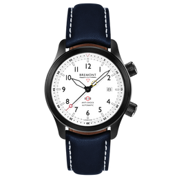 Bremont Watch MBII Custom DLC White Dial with Titanium Barrel & Closed Case Back