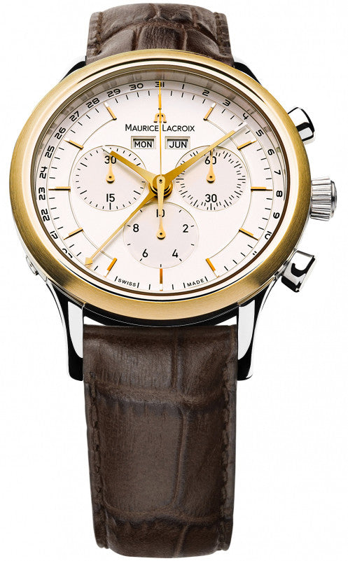 Maurice Lacroix Les Classiques Round Day Date Month Chrono D