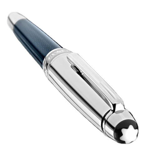 Montblanc Writing Instrument Meisterstuck Solitaire Doue Blue Hour Classique Rollerball Pen 112894.