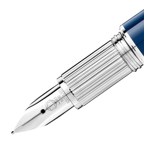 Montblanc Writing Instrument StarWalker Blue Planet Precious Resin Fountain Pen 125290