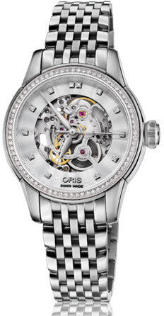 Oris Watch Artelier Lady Skeleton Bracelet 01 560 7687 4919-07 8 14 77