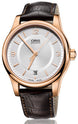 Oris Watch Classic Date Rose Gold PVD Leather 01 733 7578 4831-07 6 18 10