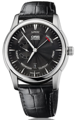 Oris Watch Artelier Pointer Day Date Small Second Crocodile 01 745 7666 4051-07 1 23 73FC