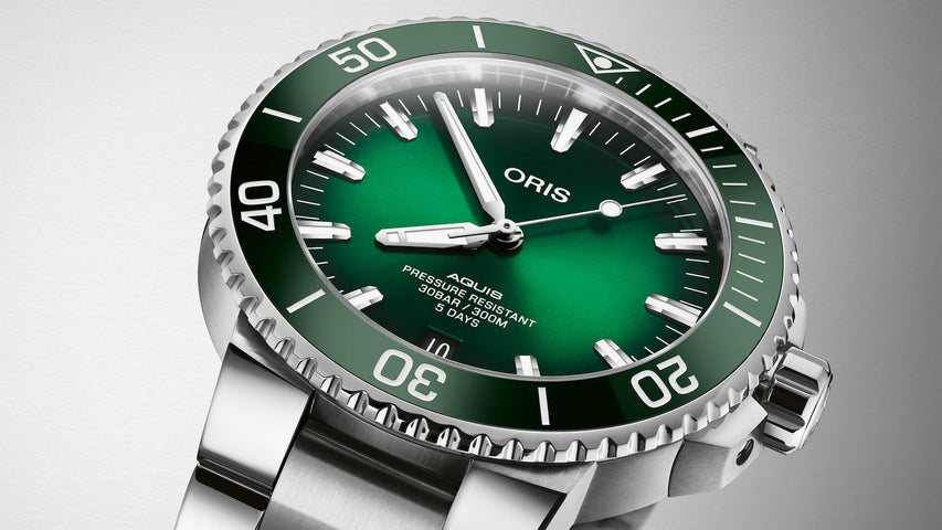 Oris Aquis Date Calibre 400 Green Bracelet