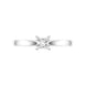 Platinum 0.34ct Diamond Princess Cut Solitaire Ring